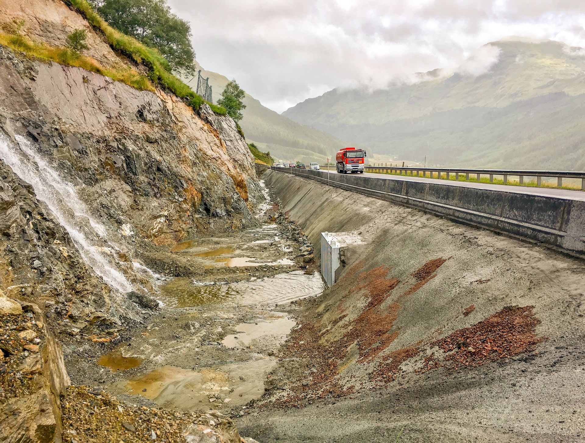 Geotechnical Engineering Services - Rest and Be Thankful Catch Pits